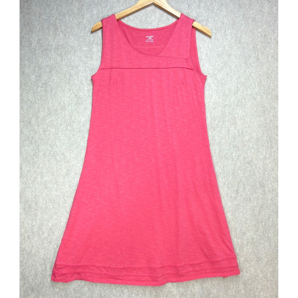 Horny Toad Womens Large Pink Gorpcore Sustainable Sleeveless Granola Knit Dress